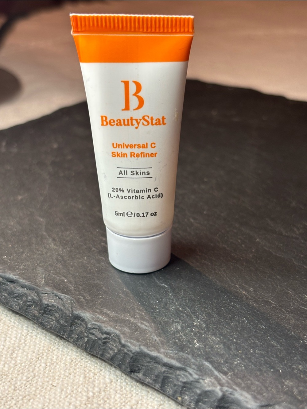 BeautyStat Orange & White Universal C Skin Refiner Mini Tube